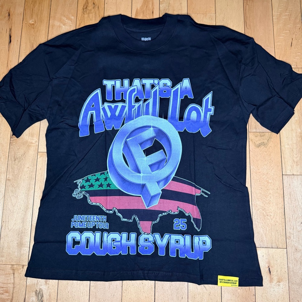 Alocs That’s A Awful Lot Of Cough Syrup Juneteenth PO ME UP Tee SZ L